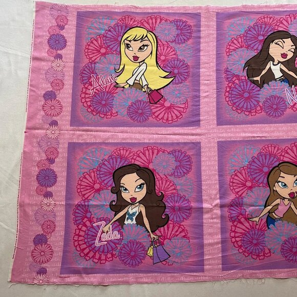 Lil Bratz Sewing Fabric Pillow Panels 2004 Vintage Retired Out of Print - Picture 3 of 6